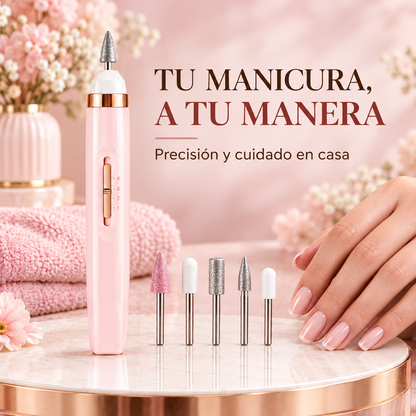 Lima eléctrica de uñas 5 en 1 con LED